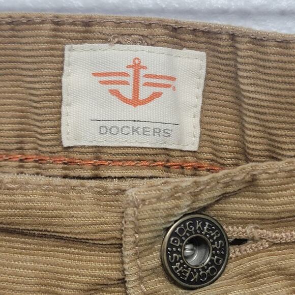 Dockers Corduroy Pants Light Tan Straight Fit 40 x 30 - Picture 3 of 16